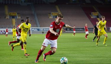 Christian Kühlwetter setzt zum Schuss an, U23-Spiel gegen Morlautern, 23. August 2017