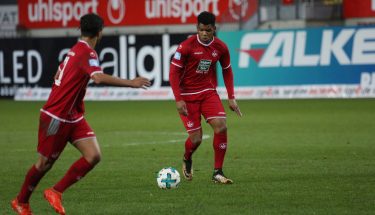 Arthur Ekallé im Spiel der U23 gegen Homburg
