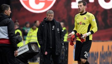 Marius Müller nach seiner Gelb-Roten Karte im Spiel gegen Düsseldorf