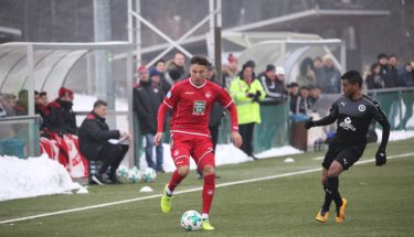 Nino Miotke im Spiel der U23 gegen Idar-Oberstein
