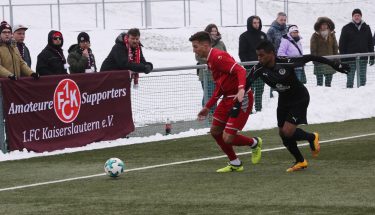 Nino Miotke im Spiel der U23 gegen Idar-Oberstein
