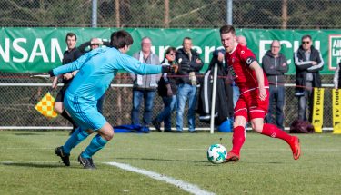 Christian Kühlwetter trifft in der Partie der U23 gegen Dudenhofen