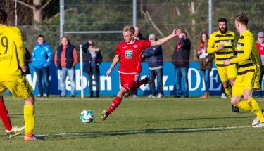 Brian Kjeldsberg in der Partie der U23 gegen Dudenhofen