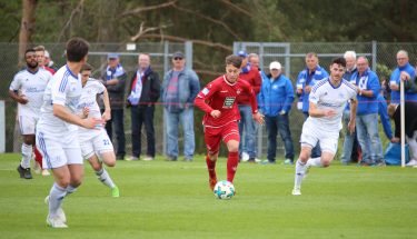 David Tomic in der Oberligapartie der U23 gegen Karbach