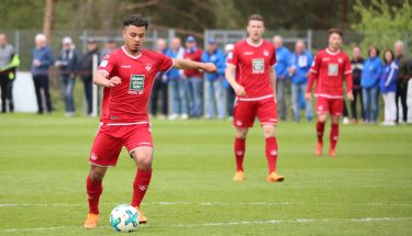 Mohamed Morabet in der Oberligapartie der U23 gegen Karbach