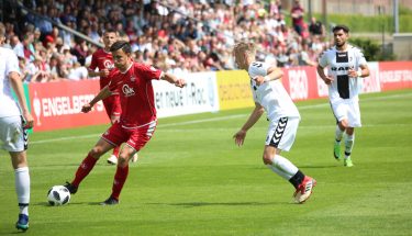 Anas Bakhat im DFB-Junioren-Vereinspokal-Finale in Berlin gegen den SC Freiburg