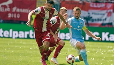 Lukas Spalvis im Spiel gegen den TSV 1860 München