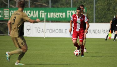 Flavius Botiseriu im Spiel der U21 gegen den VfB Dillingen
