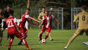 Jonas Singer im Spiel der U21 gegen den VfB Dillingen
