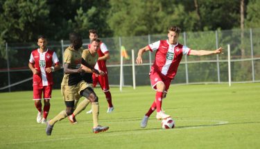 Luca Jensen im Spiel der U21 gegen den VfB Dillingen