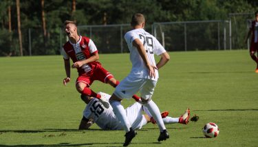 Carlo Sickinger im Heimspiel der U21 gegen Völklingen