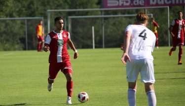 Iosif Maroudis im Heimspiel der U21 gegen Völklingen