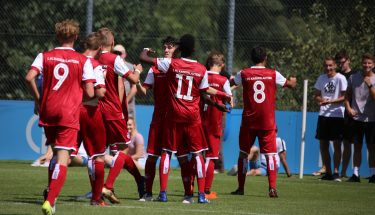 Torjubel im Heimspiel der U19 gegen den Karlsruher SC