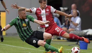 Hendrick Zuck im Spiel gegen den SC Preußen Münster