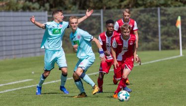 Maximilian Fesser im Spiel der U19 gegen Mainz