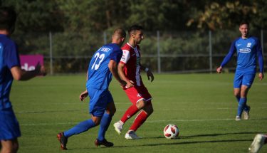 Iosif Maroudis im Heimspiel der U21 gegen Schott Mainz