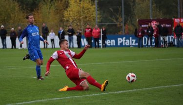 Antonio Jonjic erzielt den 3:0-Endstand beim Heimsieg der U21 gegen Mechtersheim