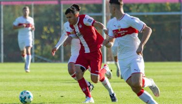 Anas Bakhat im Spiel der U19 gegen den VfB Stuttgart