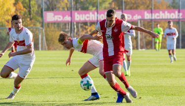 Cem Barlik im Spiel der U19 gegen den VfB Stuttgart