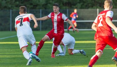 Elias Ludwig im Spiel der U19 gegen den VfB Stuttgart