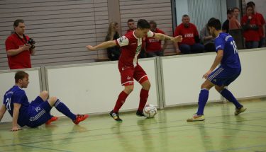 Spielszene der FCK-U21 bei der Stadtmeisterschaft 2019