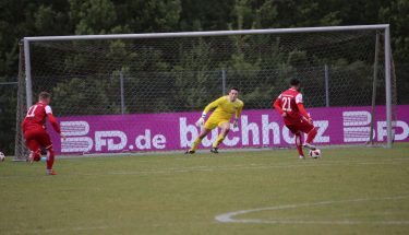 Mohamed Morabet im Spiel der U21 gegen Emmelshausen