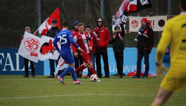 Julian Löschner im Spiel der U21 gegen Emmelshausen