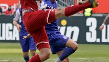Dominik Schad im Heimspiel gegen den VfL Osnabrück