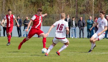 Leon Hotopp im Heimspiel der U19 gegen Nürnberg
