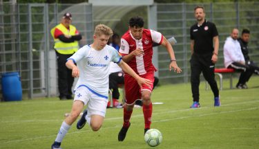 Bela Varga im Aufstiegsspiel der U17 gegen Darmstadt 98