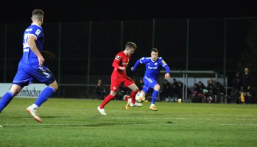 Florian Pick im Testspiel gegen den FK Pirmasens