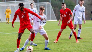 Phinees Bonianga im Heimspiel der U19 gegen Eintracht Frankfurt