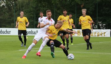 Janik Bachmann im Verbandspokalspiel gegen den SV Morlautern