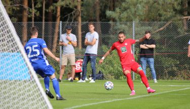 Philipp Herrmann beim 4:1-Heimsieg der U21 gegen den TSV Emmelshausen