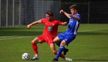 Robin Kölle beim 4:1-Heimsieg der U21 gegen den TSV Emmelshausen