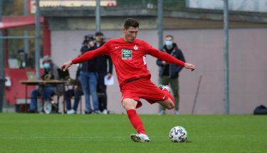 Jonas Scholz im Heimspiel der U21 gegen die TuS Koblenz