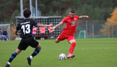 Philipp Herrmann im Heimspiel der U21 gegen die TuS Koblenz