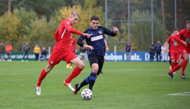 Jannis Held im Heimspiel der U21 gegen die TuS Koblenz