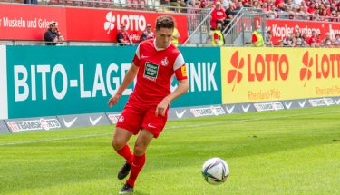 Dominik Schad im Heimspiel gegen Eintracht Braunschweig