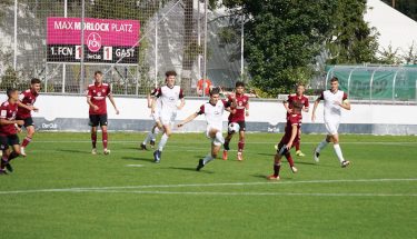 Drini Miftari im Spiel der U19 in Nürnberg