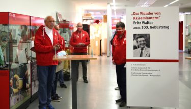 Eröffnung der Fotoausstellung zum 100. Geburtstag vom Fritz Walter im FCK-Museum